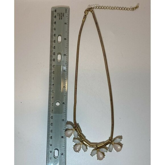 Goldtone Snakechain Spring Shades Necklace - Picture 9 of 9